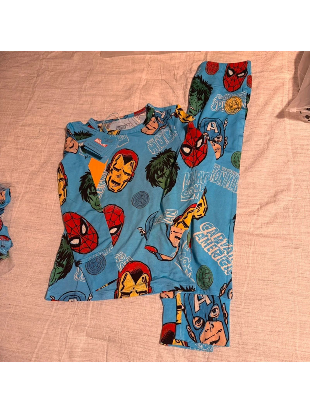 Posh peanut marvel avengers bamboo two piece pajamas